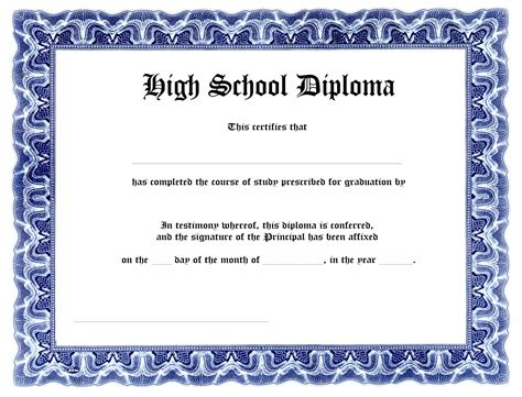 blank printable ged certificates.